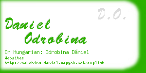 daniel odrobina business card