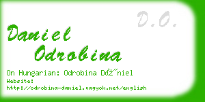 daniel odrobina business card